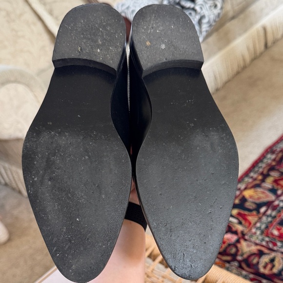 Everlane Black Leather Slip-On Loafers - Picture 3 of 10